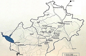 The main and quickest road linking the Adriatic with the Danube River was the so-called "Via Lissus-Naissus-Ratiaria". The longest section, Via Lissus-Naissus went right through Dardanian territory, This route would have been preferred by the Roman troops in the early times of Roman expansion within the Balkans.