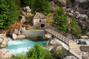 Valbona Valley National Park is in the midst of the Albanian Alps in the north.