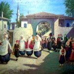 Wedding in Shkodra (Dasma Shkodrane), 1924 – Kolë Idromeno (1860-1939).