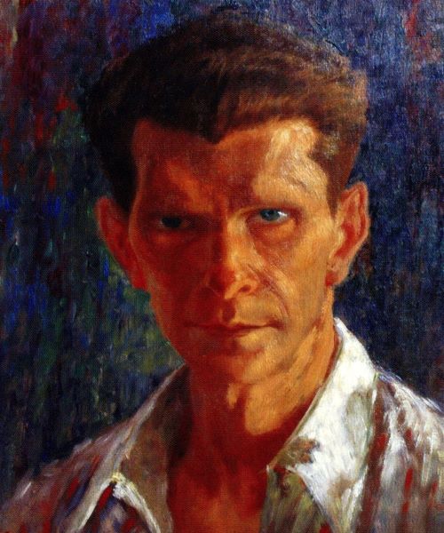 “Vetë portret” (“Self-portrait”) - Zef Kolombi - 1947 - National Art Gallery, Tirana.