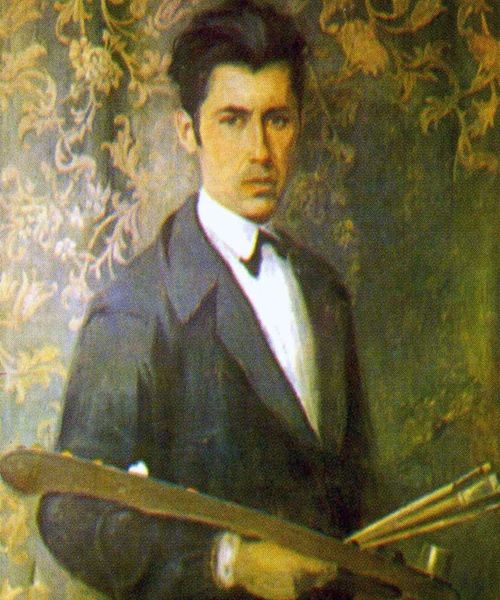 “Vetë portreti” (“Self-portrait”) - Vangjush Mio - 1939 - Vangjush Mio Museum, Korça.