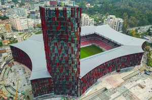 Air Albania Stadium: The largest football arena in Albania - Albanopedia.